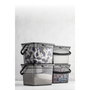 Hermia Set de 4 Cajas de Almacenaje Antracita